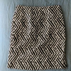 Ann Taylor Skirt Black/White